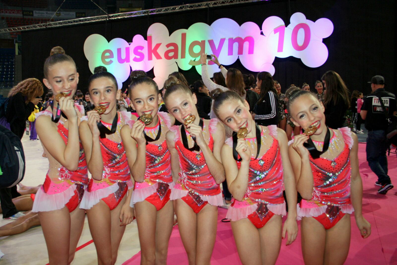 Tres equipos navarros participaron en el Euskalgym